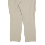 TREVOLUTION Womens Polyester Blend Beige Regular Straight Trousers W32 L26