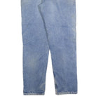 CARHARTT Mens Regular Fit Straight Blue Denim Cotton Blend Medium Wash Jeans W38