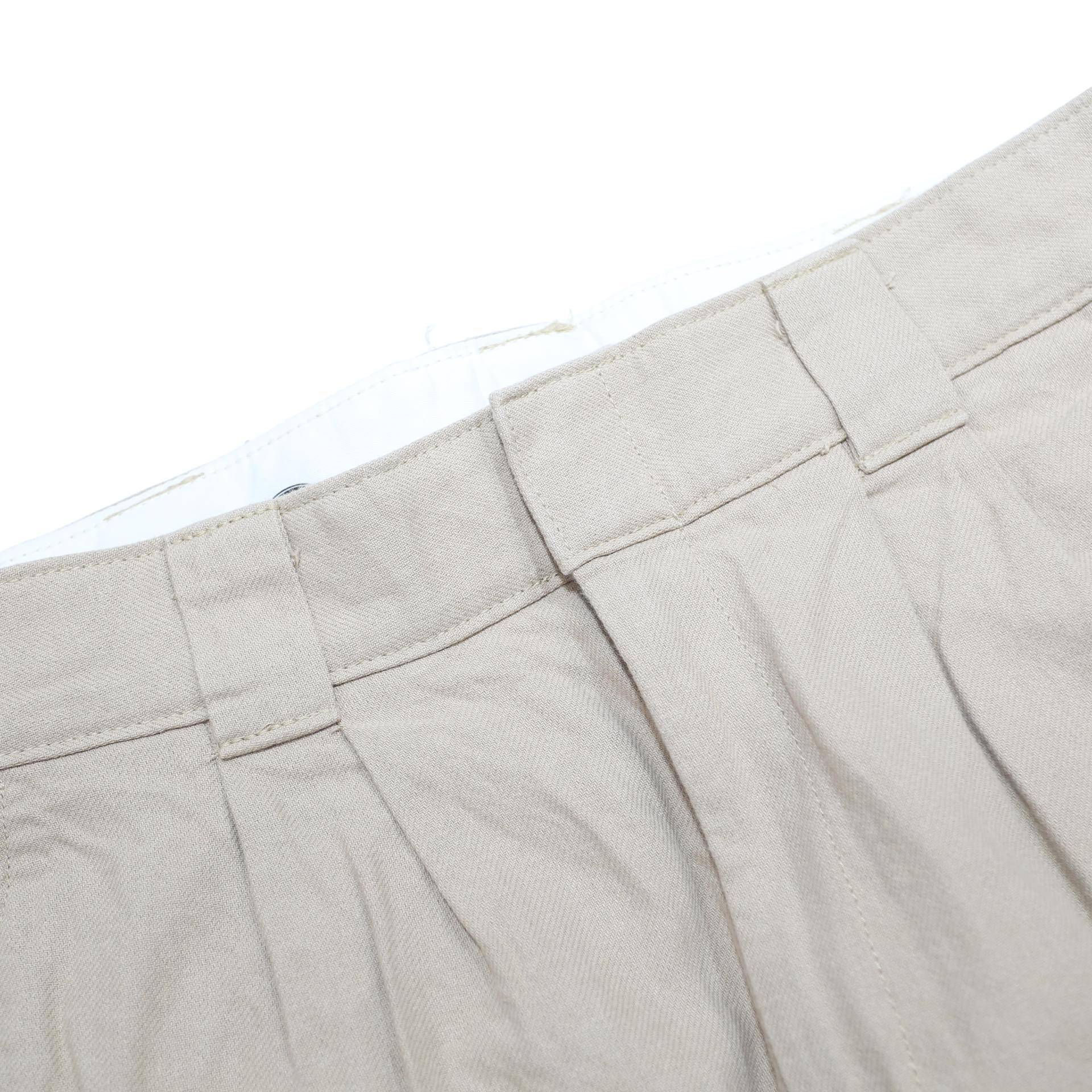 DICKIES Mens Cotton Beige Regular Straight Trousers W32 L32 Classic Workwear