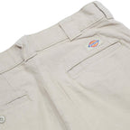 DICKIES Mens Cotton Beige Regular Straight Trousers W32 L32 Classic Workwear