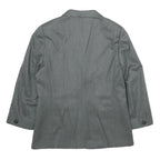 MARELLA Womens Grey Wool Classic Button Jacket UK 14 Tailored Plain Formal