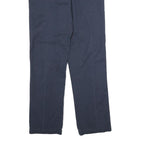 DICKIES Mens Cotton Navy Regular Fit Straight Trousers W28 L31 Workwear Zip