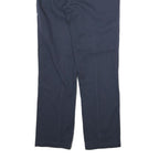 DICKIES Mens Cotton Navy Regular Fit Straight Trousers W28 L31 Workwear Zip