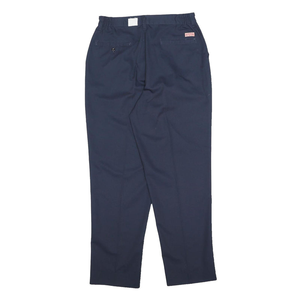 RED KAP Womens Navy Regular Fit Straight Leg Trousers W30 L28 Workwear Cotton