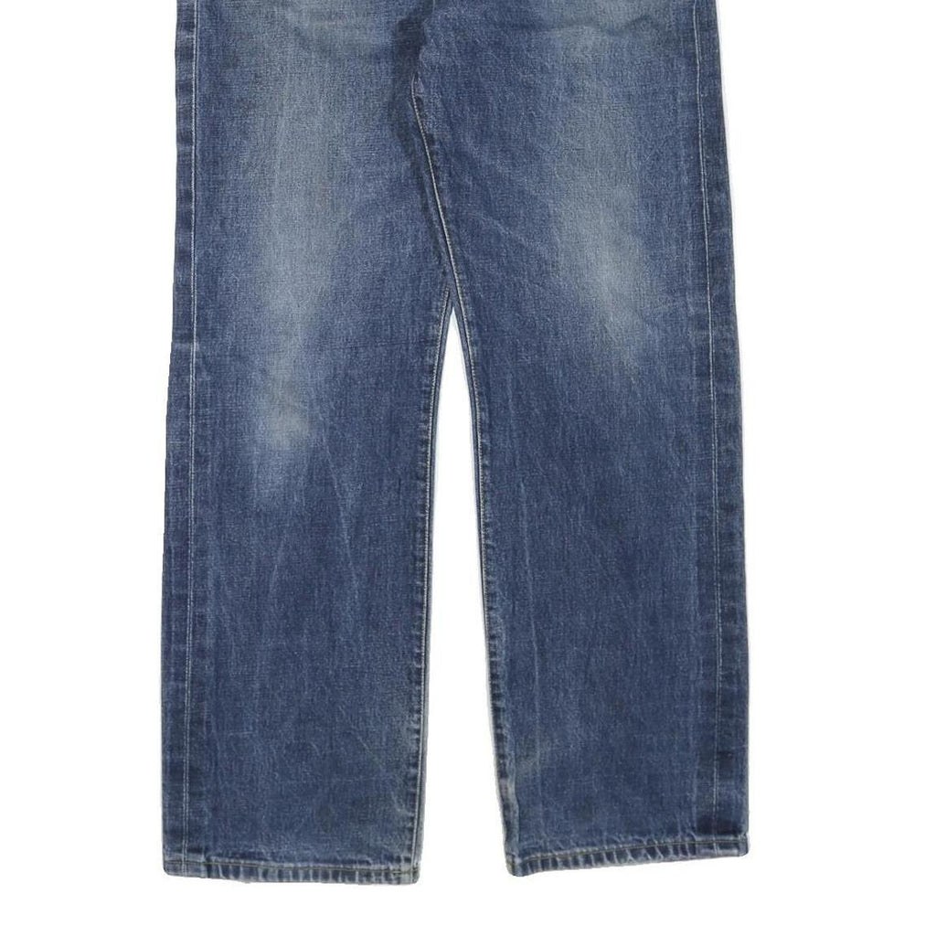 DICKIES Mens Jeans Blue Regular Straight Denim Medium W32 L32 Classic Zip