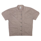 WHITE NILE Womens Beige Shirt L Polyester Blend Casual Button-Up Summer Top