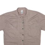 WHITE NILE Womens Beige Shirt L Polyester Blend Casual Button-Up Summer Top