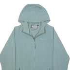 MOUNTAIN WAREHOUSE Womens Blue Hooded Zip Jacket Polyester UK 14 Outdoor