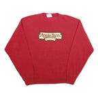 LEE Mens Red Apple Farm Cotton Blend Crew Neck L Sweatshirt Pullover Casual
