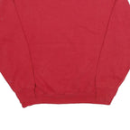 LEE Mens Red Apple Farm Cotton Blend Crew Neck L Sweatshirt Pullover Casual