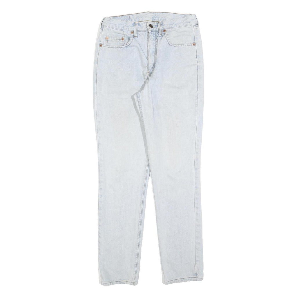 LEVI'S Womens Slim Light Blue Denim Jeans W26 L30 Classic Zip Cotton Blend