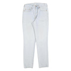 LEVI'S Womens Slim Light Blue Denim Jeans W26 L30 Classic Zip Cotton Blend