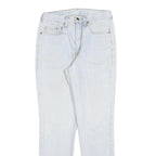 LEVI'S Womens Slim Light Blue Denim Jeans W26 L30 Classic Zip Cotton Blend