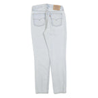 LEVI'S Womens Slim Light Blue Denim Jeans W26 L30 Classic Zip Cotton Blend