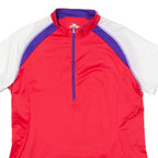 CRANE Cycling Mens Jersey Red 1/2 Zip XL