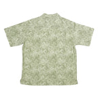 HAGGAR Mens Green Printed Shirt XL Casual Summer Button Front Tropical