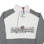 TRIUMPH Mens Grey & Cream High Renown Crew Neck XS Cotton Blend Pullover