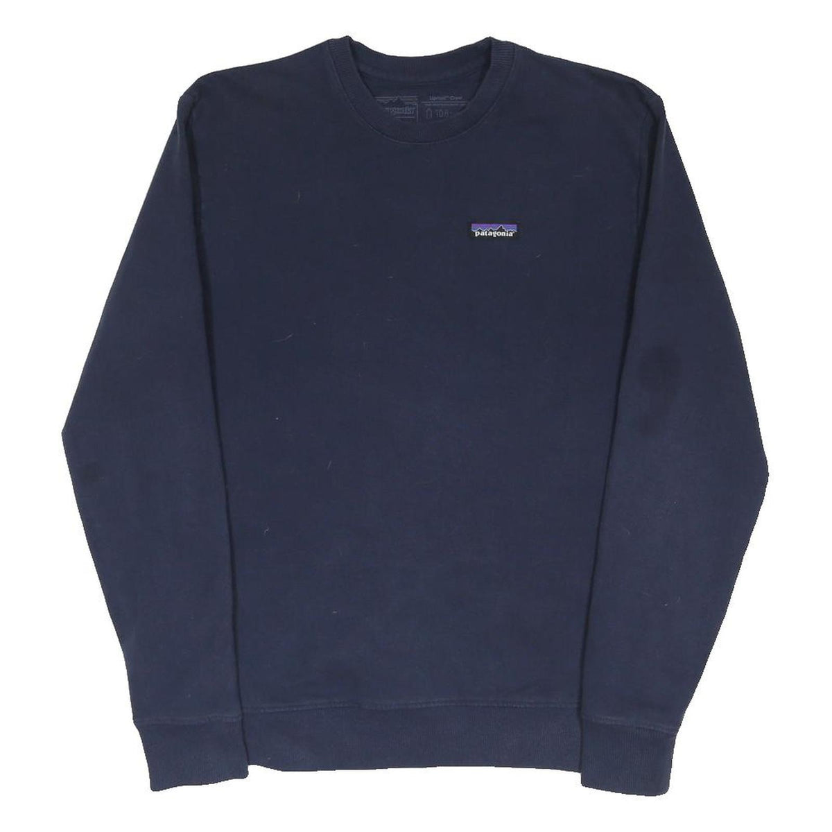 PATAGONIA Womens Blue Crew Neck M Sweatshirt Cotton Blend Pullover
