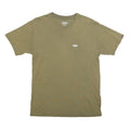 VANS Mens Green S Short Sleeve Crew Neck Classic Fit Minimalist Cotton Blend