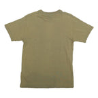 VANS Mens Green S Short Sleeve Crew Neck Classic Fit Minimalist Cotton Blend