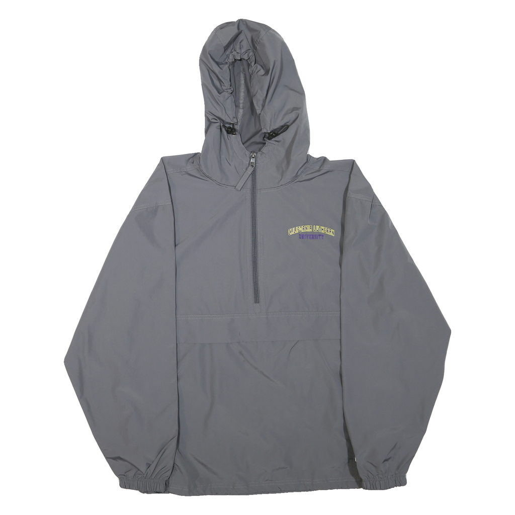 CHAMPION Mens Grey California Lutheran University Coach Jacket M Polyester Plain