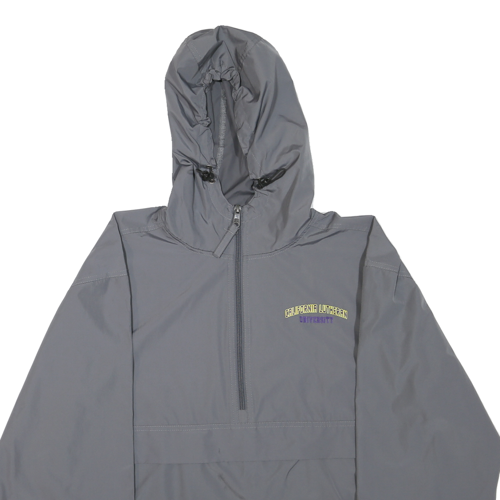 CHAMPION Mens Grey California Lutheran University Coach Jacket M Polyester Plain