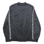 KAPPA Mens Black Zip Jacket XL Polyester Casual Sportswear Track Logo