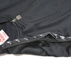KAPPA Mens Black Zip Jacket XL Polyester Casual Sportswear Track Logo