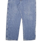 DICKIES Mens Jeans Blue Regular Straight Denim Medium W42 L30 Workwear Durable