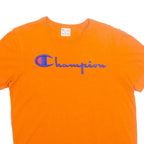 CHAMPION Mens T-Shirt Orange M