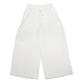 NIKE Womens Joggers White S W26 L27 Cotton Blend Wide Leg Drawstring Casual