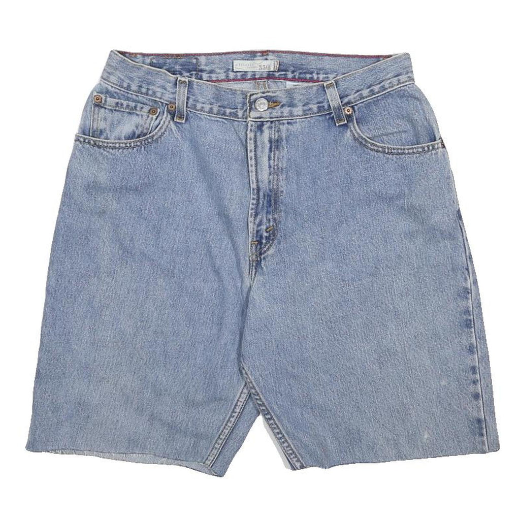 LEVI'S Womens Denim Blue Casual Shorts M W31 Lightweight Cotton