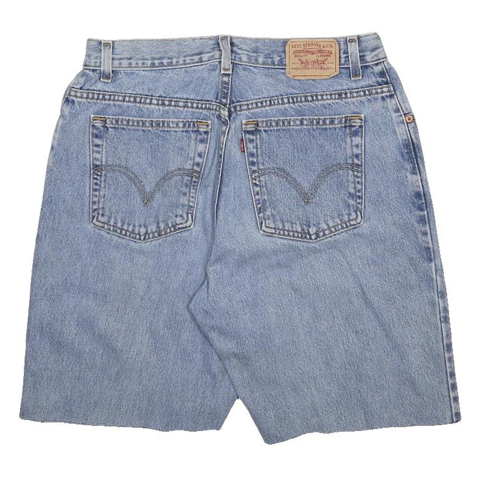 LEVI'S Womens Denim Blue Casual Shorts M W31 Lightweight Cotton