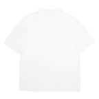 KAPPA Mens White Short Sleeve Plain L Cotton Polo Shirt Classic Fit Casual