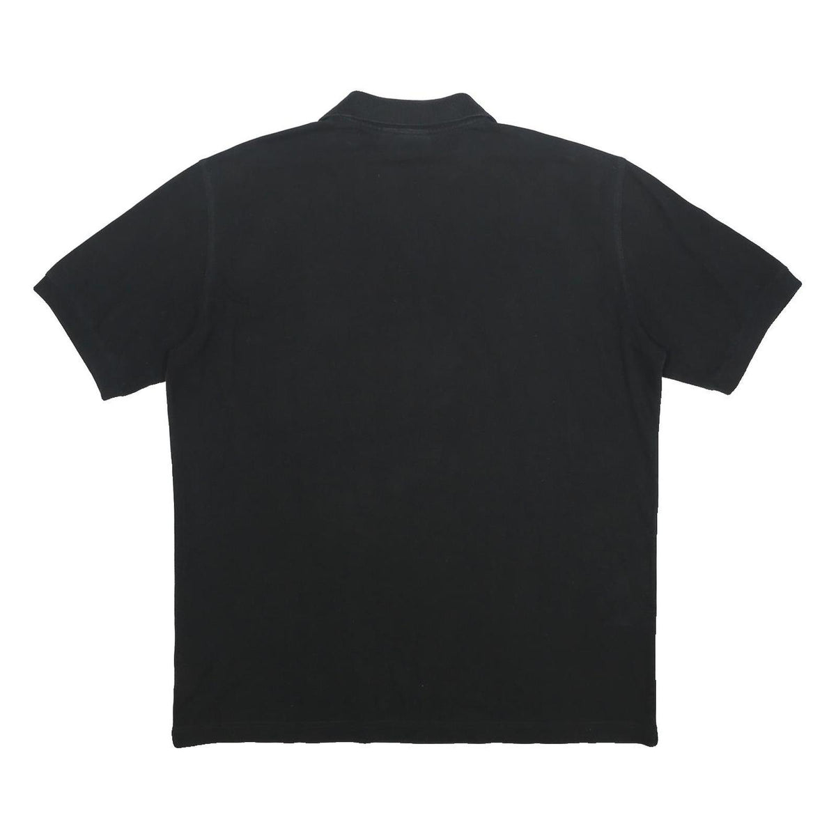 ELLESSE Mens Black Cotton Polo Shirt 2XL Embroidered Logo Basic Comfortable
