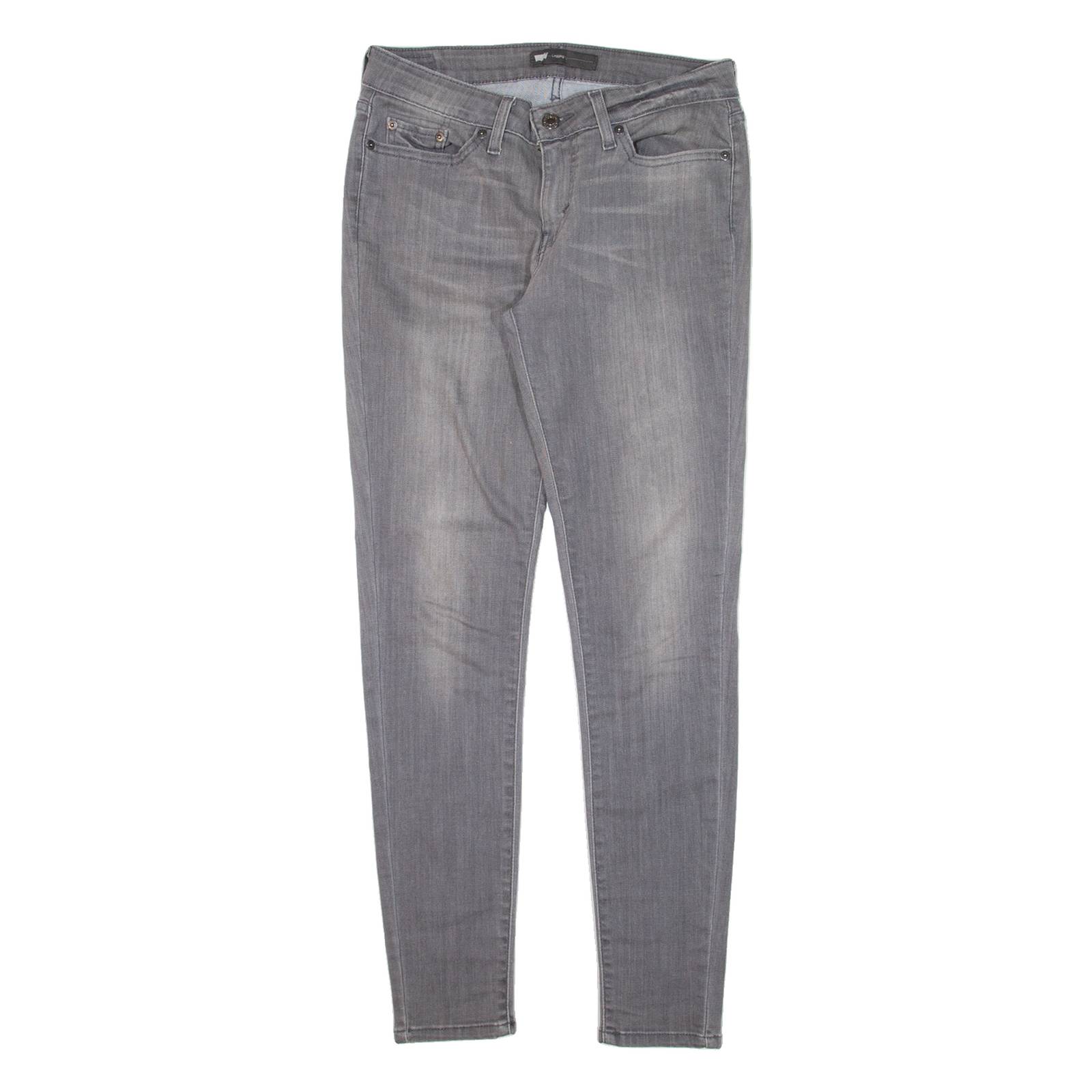 LEVI'S Womens Jeans Grey Slim Jegging W29 L30