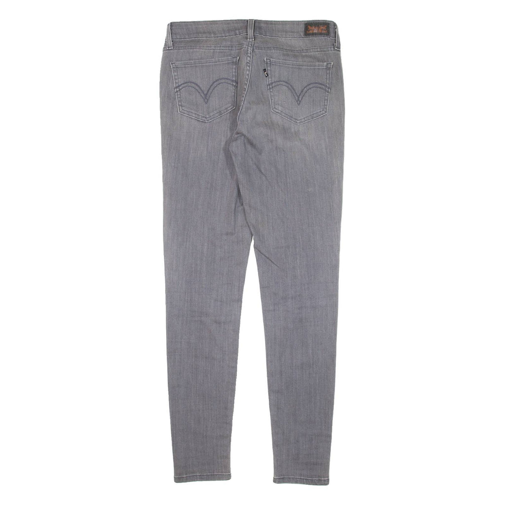 LEVI'S Womens Jeans Grey Slim Jegging W29 L30