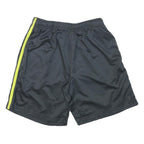 STARTER Womens Shorts Black & Yellow Casual L W28 Sports Stripe