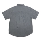 CHAPS RALPH LAUREN Mens Blue & White Check Shirt L Button Down Cotton Blend