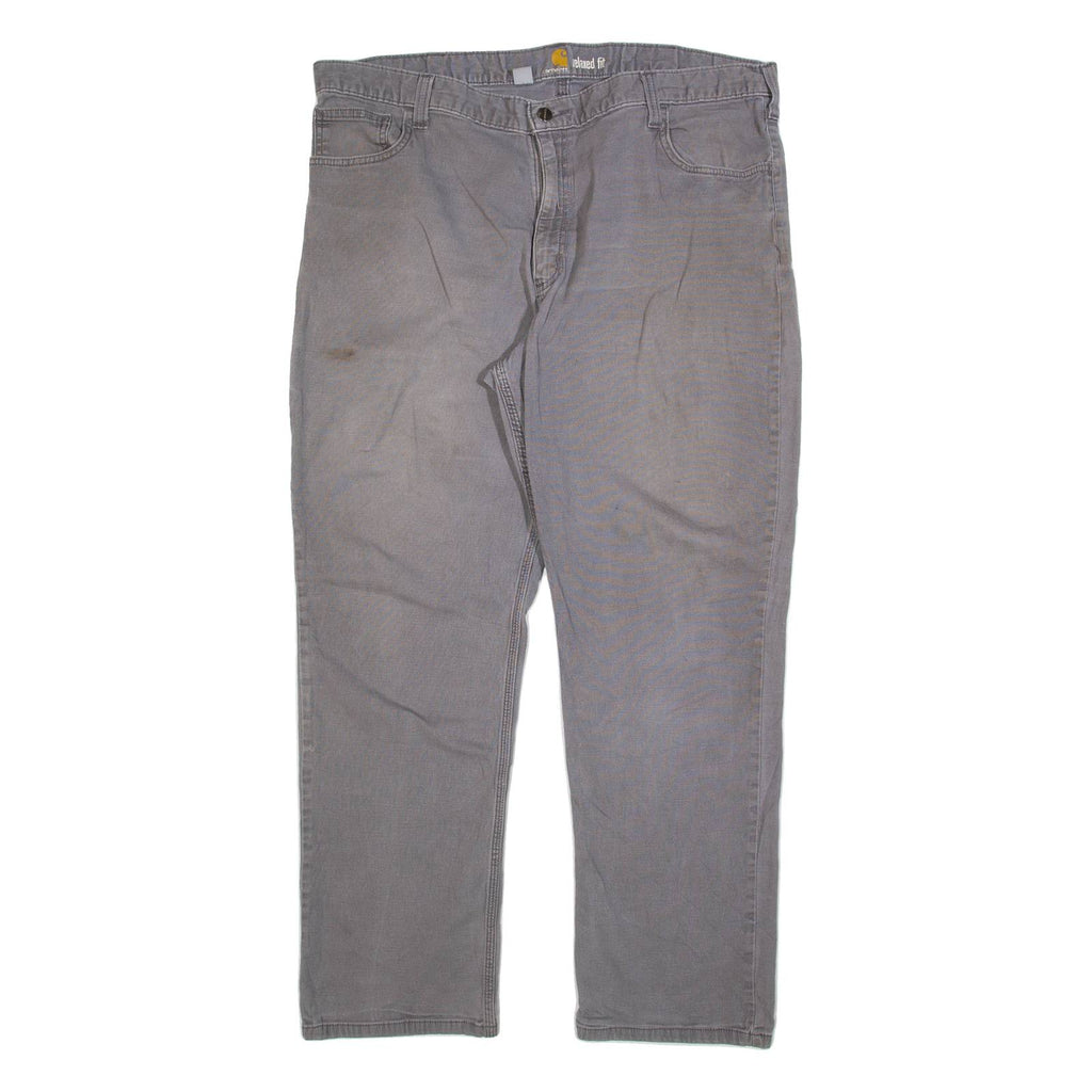 CARHARTT Mens Trousers Grey Relaxed Straight W40 L32