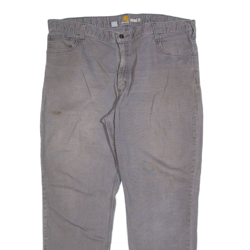 CARHARTT Mens Trousers Grey Relaxed Straight W40 L32