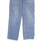 CARHARTT WIP Mens Jeans Blue Regular Straight Denim Medium W30 L31 Zip Cotton