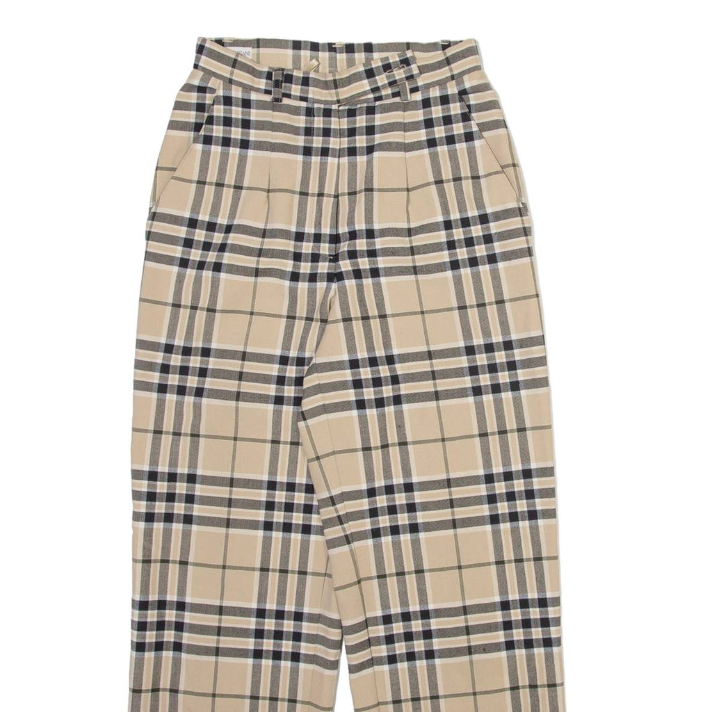 ALBERTO FABIANI Womens Trousers Beige Regular Straight Wool W24 L27