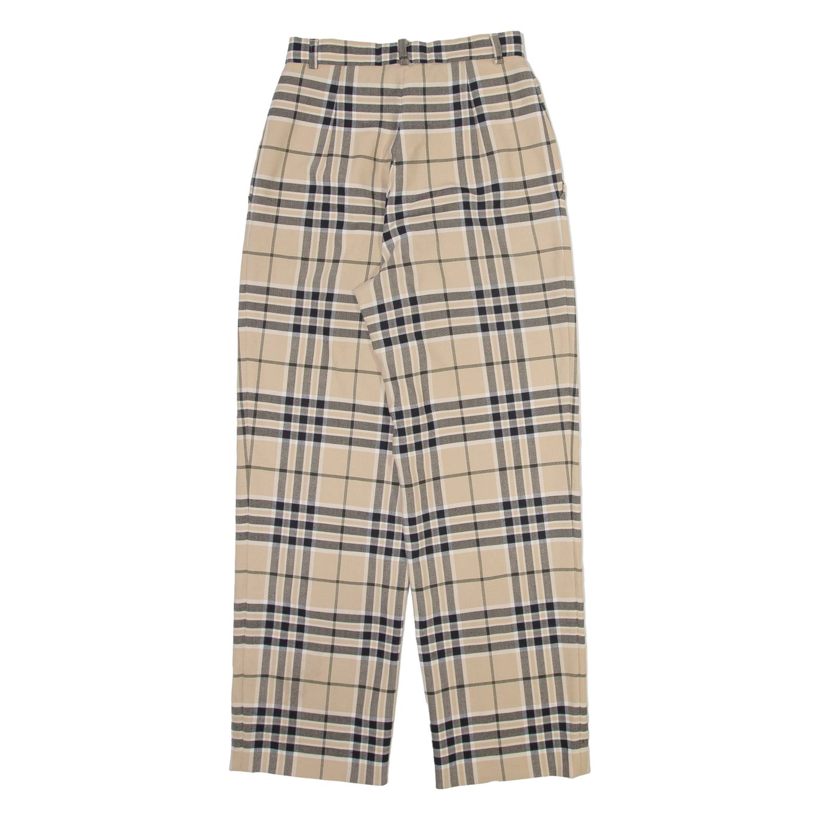 ALBERTO FABIANI Womens Trousers Beige Regular Straight Wool W24 L27