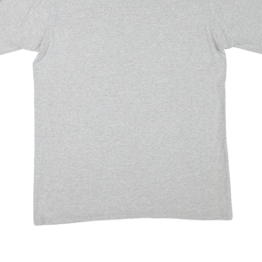 CHAMPION Womens Grey Pink Logo Graphic T-Shirt L Short Sleeve Crew Neck