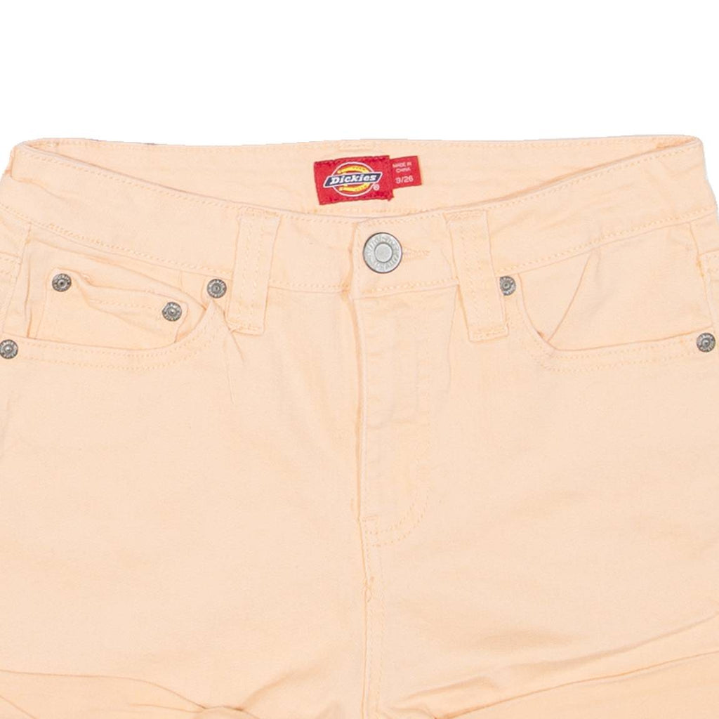 DICKIES Womens Denim Shorts Pink XS W26