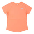 UNDER ARMOUR Womens Orange Athletic T-Shirt S Short Sleeve Round Neck