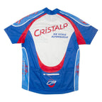 TIRRENO Cycling Shirt Full Zip Mens Jersey Blue M