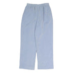 ALFRED DUNNER Womens Cotton Blend Light Blue Regular Fit Straight Trousers W25