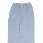 ALFRED DUNNER Womens Cotton Blend Light Blue Regular Fit Straight Trousers W25